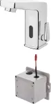 Deante Touchless washbasin mixer with temperature control - 4xAA