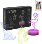 Manta SNL119RGB LED lamp Light decoration Animals RGB 3D