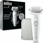 Epilaator Braun Depialtor Silk-epil SES9-011 biało-srebny