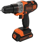 Black & Decker | Cordless Multievo Drill Driver | MT218K-QW | 18 V | 1.5 Ah | Lithium