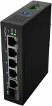 LANBERG SWITCH ILFE-4P-1GE-1S-90 LIGHT INDUSTRIAL POE 1XBT 3XAT SFP+ETH DIN FAST ETHERNET