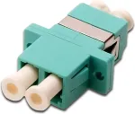 Digitus FO COUPLER DUPLEX LC TO LC MM OM3 AQUA CERAMIC SLEEVE