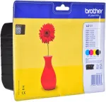 Tooner Brother LC 121 Value Pack Sort Gul Cyan Magenta 300 sider Bl&aelig;k