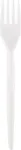 KREISPACK Kahvlid SUPERIOR, plastik, valge, korduvkasutatav, 17cm, 50 tk