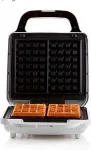 DOMO Elektro Domo Tasty Waffle XL, waffle maker (white/stainless steel)