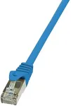 LOGILINK - Patch-Kabel - RJ-45 (M) - RJ-45 (M) - 10 m - Foiled Unshielded Twisted Pair (F/UTP) - CAT 5e - Blau (CP1096S)