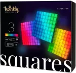 Twinkly valguspaneel Squares laiendus 3tk/0,2x0,2m/IP20