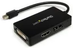 StarTech.com StarTech .com Mini DisplayPort auf DisplayPort/ DVI/ HDMI Adapter mit bis zu 2560x1600 / mini DP Stecker/ DVI-D Buchse auf HDMI Buchse - Videoanschlu&szlig; - DisplayPort / HDMI / DVI - 15 cm Der Mini DisplayPort auf DisplayPort -, DVI- oder H ...