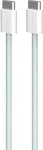 Puro Kaabel Braided USB-C/USB-C 60W, 1.5m, Green
