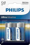 PHILIPS Patarei LR14E C 2 tk Ultra Alkaline
