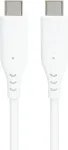 PREMIUMCORD silicone USB-C 60W, white, 1.5m