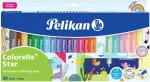 PELIKAN viltpliiats Colorella Star, 24 v&auml;rvi (sh 6 pastelset)