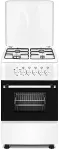 Pliit Ravanson KWGE-K550 white gas-electric cooker