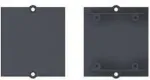 Bachmann Custom Modul Blindabdeckung mit Anschraubdome, schwarz