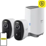 BASEUS Security N1 Plus Outdoor Camera 2K 2-Cam Kit White EU