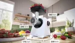 Bosch Serija 6, MultiPower, MFWS609W, 2100 W, balta
