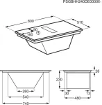 Pliidiplaat Aeg Hob and Hood (2in1) TH84CC23CZ