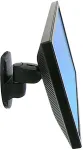 ERGOTRON 200 Series Wall Mount Pivot, 11.3, 75 x 75, 100 x 100, Black