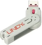 Lindy Schl&uuml;ssel f&uuml;r USB Typ A Port Schloss pink