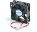 StarTech.com 6x2 cm TX3 Replacement Ball Bearing Fan, Black, -10 - 80, 60 x 60 x 20, 1 - TX3 Female, Ball Bearing