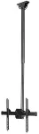 Startech .com Flachbildschirm Deckenhalterung - f&uuml;r 81,30cm (32) bis 177,80cm (70) LCD, LED oder Plasma TV - schwenkbar f&uuml;r gew&ouml;lbte Decken - Deckenhalterung f&uuml;r Plasma/LCD/TV - Schwarz - Bildschirmgr&ouml;&szlig;e: 81.3-177.8 cm (32-70)