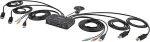 StarTech.com C2-DD46-UA2-CBL-KVM 2-PORT DUAL MONITOR KVM SWITCH