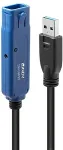 Lindy USB-kaabel USB-A - USB-A 20 m Black (43361)