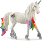 SCHLEICH Bayala rainbow unicorn stallion, toy figure