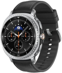 SAMSUNG Galaxy Watch 8 Classic 3.3 cm (1.3") AMOLED 46 mm Digital 438 x 438 pixels Touchscreen 4G Silver Wi-Fi GPS (satellite)