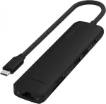 No name Satechi ST-P7SK interface hub USB Type-C 10000 Mbit/s Black