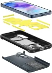 Spigen Kaitse&uuml;mbris Tough Armor, Samsung Galaxy A55 5G, sinakashall (Metal Slate),