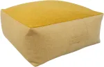 Home4you Tumba LAMB BAG, 80x80cm, h30cm, kollane, 100% pol&uuml;ester, kangas-325/322