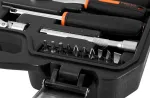 NEO TOOLS 1/4" + 3/8" Through-Hole Socket Set, 46 pcs.