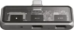 SATECHI USB-C PD Mobile XR Hub & MicroSD Card Reader space grey