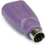 Sonstige VALUE PS/2 - USB Tastatur-Adapter, violett (12.99.1073)