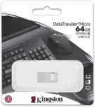 M&auml;lukaart Kingston Technology MEMORY DRIVE FLASH USB3.2 64GB/MICRO DTMC3G2/64GB KINGSTON