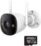 Imou IP-kaamera bullet 3 5MP Wi-Fi IR30 koos 256GB m&auml;lukaardiga