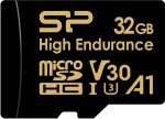 M&auml;lukaart Silicon Power microSDHC 32GB High Endurance + adapter