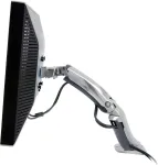 ERGOTRON MX Desk Mount LCD Arm - Befestigungskit (Gelenkarm, Spannbefestigung f&uuml;r Tisch, Tischplattenbohrung) f&uuml;r Flat Panel - Aluminium - Polished Aluminum - Bildschirmgr&ouml;&szlig;e: bis zu 76,20cm (30) - Montageschnittstelle: 100 x 100 mm, 75 x 75 mm (45-2 ...