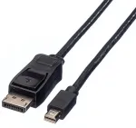 VALUE - DisplayPort-Kabel - DisplayPort (M) - Mini DisplayPort (M) - 3 m - verriegelt - Schwarz (11.99.5636)