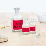 Herma Special - Permanent selbstklebende, matte, fluoreszierende Papieretiketten - Luminous Red - 60 mm rund - 240 Etikett(en) (20 Bogen x 12) (5156)