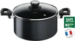 Tefal | Unlimited Stewpot | G2554672 | 5 L | Aluminum | Dishwasher proof | Lid included | Black