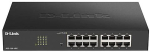 D-Link DGS-1100-16V2 Managed L2 Gigabit Ethernet (10/100/1000) Black