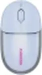 Hiir Canyon mouse OnClick 24 BT/ Wireless Transparent/Blue