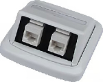ABB Double socket TANGO 2xRJ45 cat6 UTP white