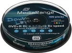 Toorikud MEDIARANGE DVD+DL 8X CB 8,5GB MediaR Pr. 10 sztuk