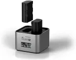 H&auml;hnel Doppelladeger&auml;t Pro Cube 2 - Canon mit LCD-Display retail