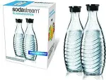 Sodastream Crystal Penguin Twin Pack Glass Carafe 0,7L