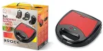 BROCK SSM 2003 RD 3 in 1 Sandwich/Waffle Maker And Grill 750W, Black/Red