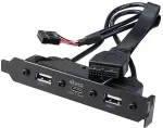 Akasa - USB 3.1 gen 1 type C and 2xType A 2.0 blanking plug